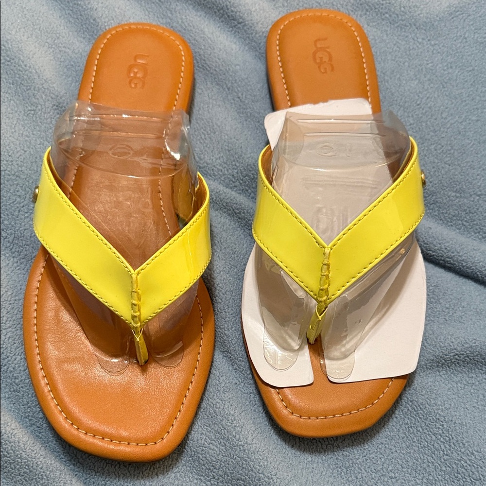UGG Women's Bright Yellow Sandals